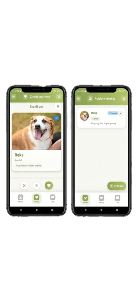 DogMate – mobile app for dog owners
