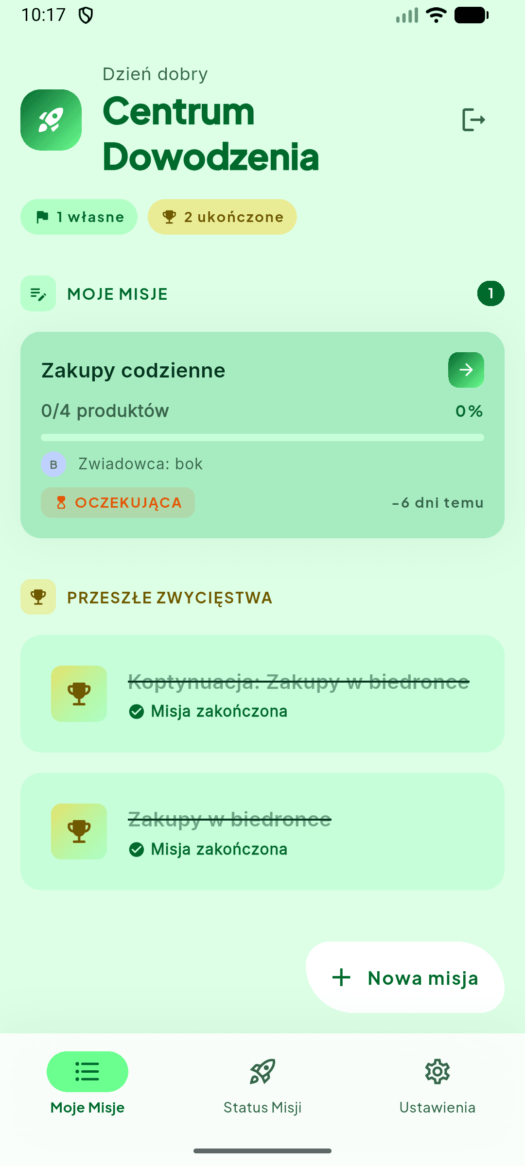 Misja:Zakupy